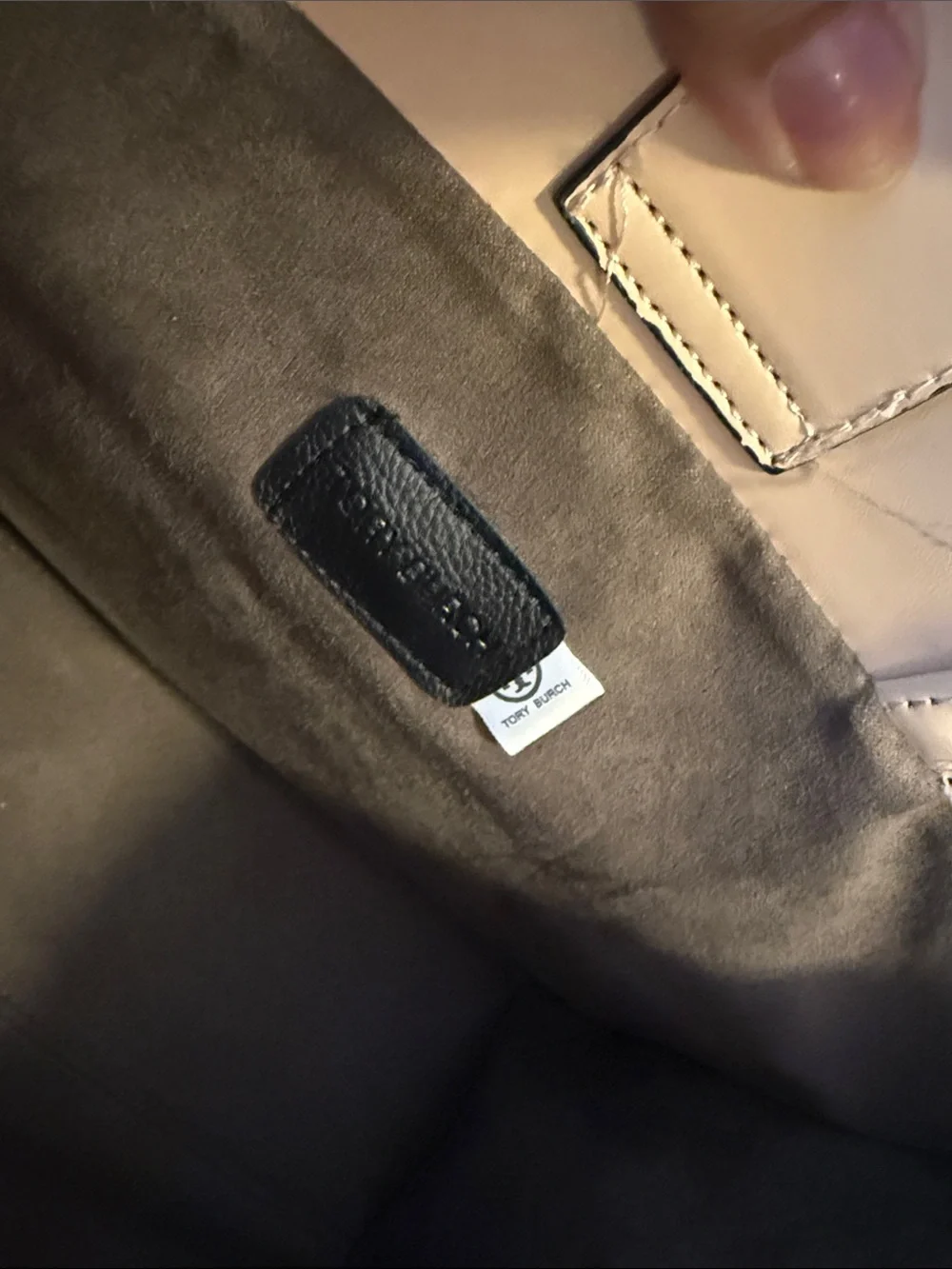 Beige structured Tote Bag nwot